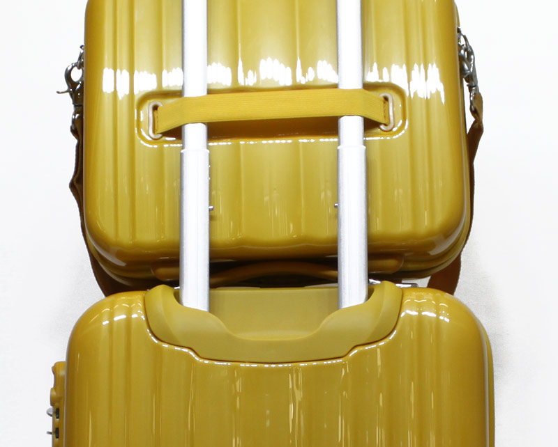 Hartschalen Beauty Case Kosmetik Schmink Koffer 12 Liter Gelb Gold 810