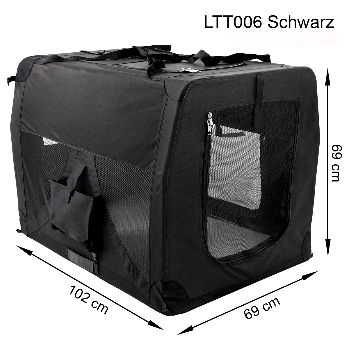 Faltbare Transportbox Schlafplatz für Hund und Katzen Auto Transport